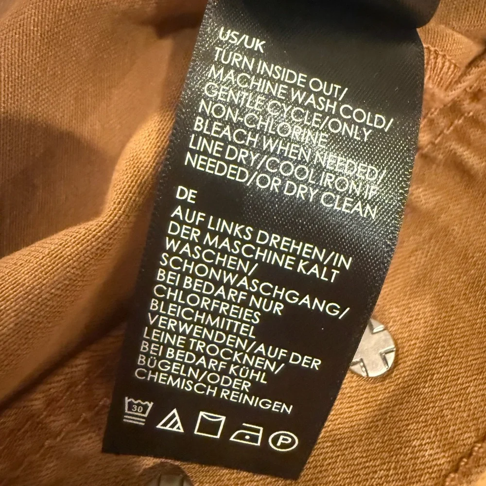 Liverpool Los Angeles NWT Size XS Brown/Tan  Denim Long Sleeve Jacket (0600) - Picture 16 of 16